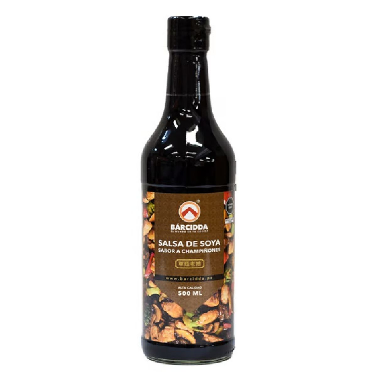 BARCIDDA - Salsa de Soya Champi Barcidda Botella 500 mL