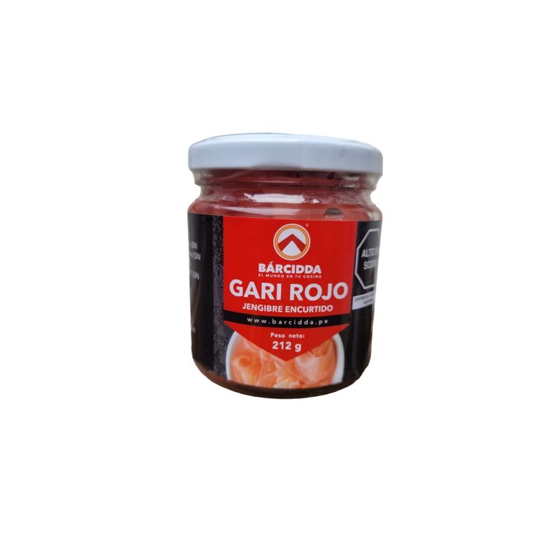 BARCIDDA - Jengibre Encurtido Barcidda Gari Rojo Envase 212 g