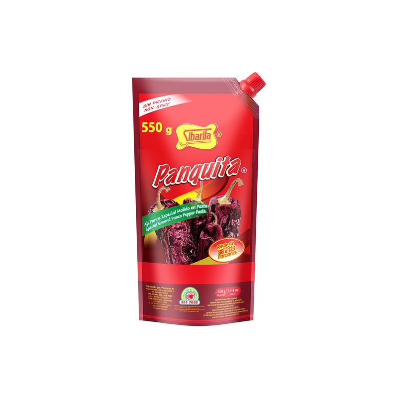 SIBARITA - Ají Panca En Pasta Panquita Sibarita Doypack x 550 g