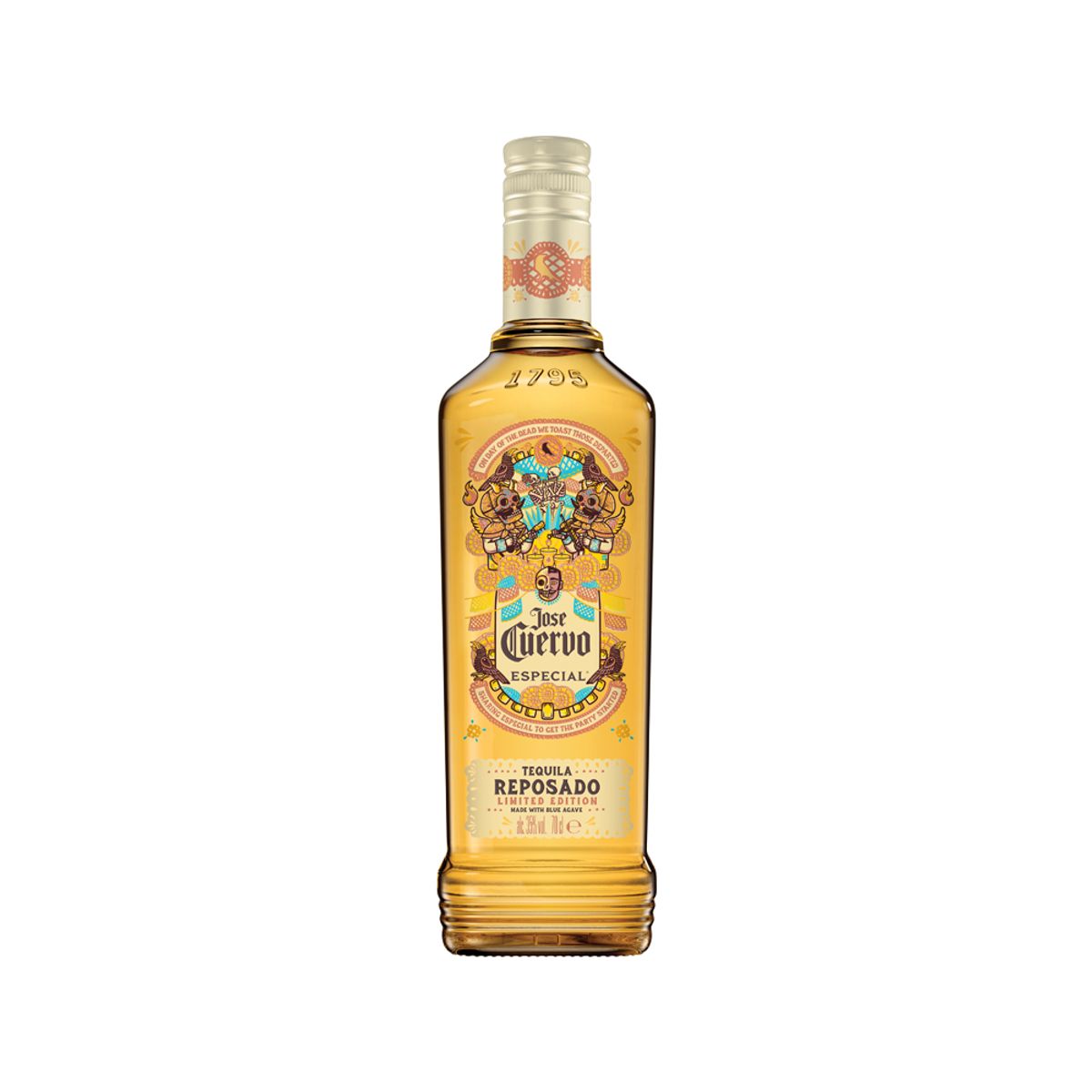 JOSE CUERVO - Tequila Reposado Jose Cuervo Calavera Botella 750 mL