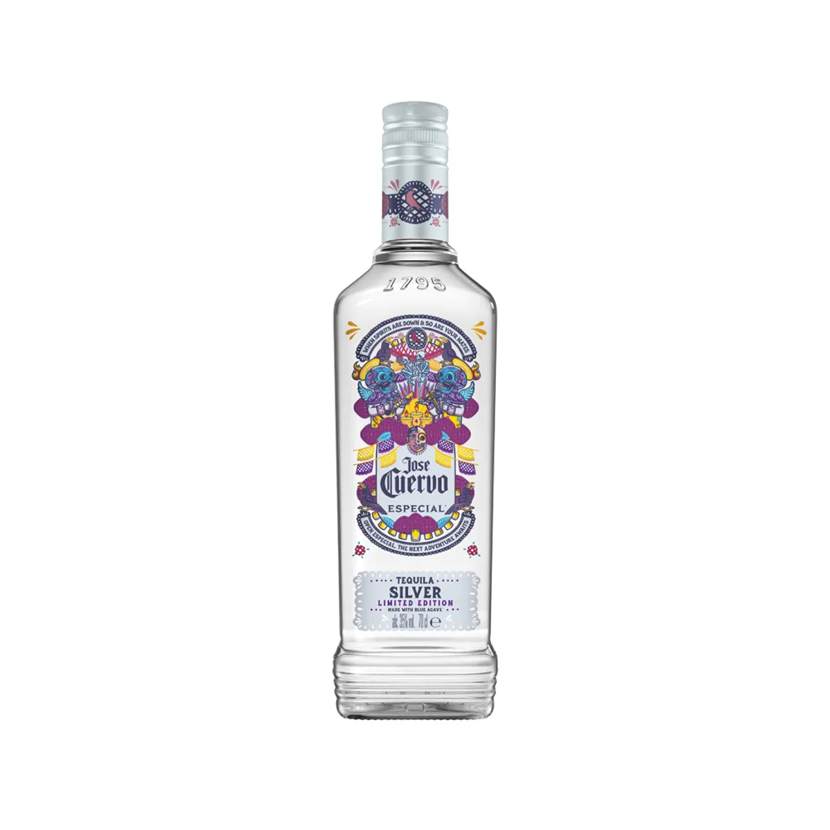 JOSE CUERVO - Tequila Silver Jose Cuervo Calavera Botella 750 mL