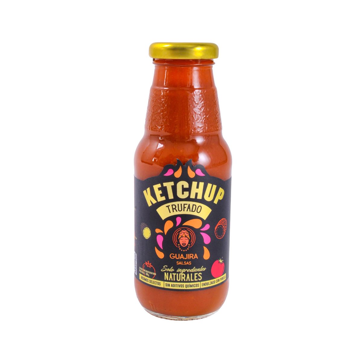 GUAJIRA SALSAS - Ketchup Trufado Guajira Salsas Botella 330 g