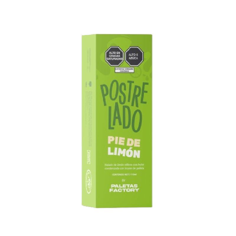 POSTRELADO - Paleta Postrelado Pie de Limón Empaque 110 mL