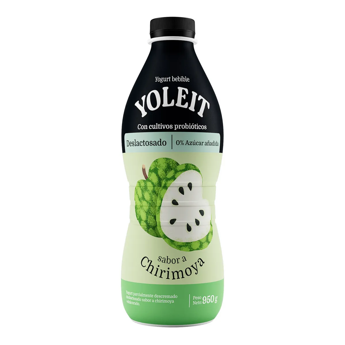 YOLEIT - Yogurt Bebible Yoleit Chirimoya Botella 950 g