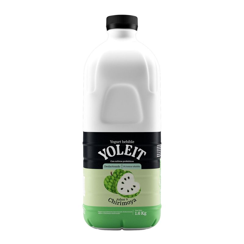 YOLEIT - Yogurt Frutado Yoleit Con Chirimoya  Botella 1.6 kg