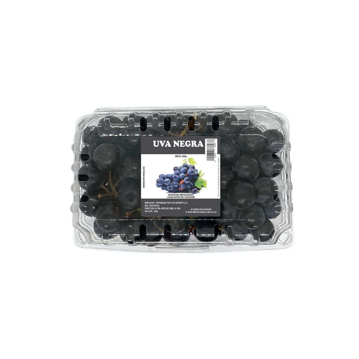 TOTTUS FRUTAS - Uva Negra Barqueta x 800 g