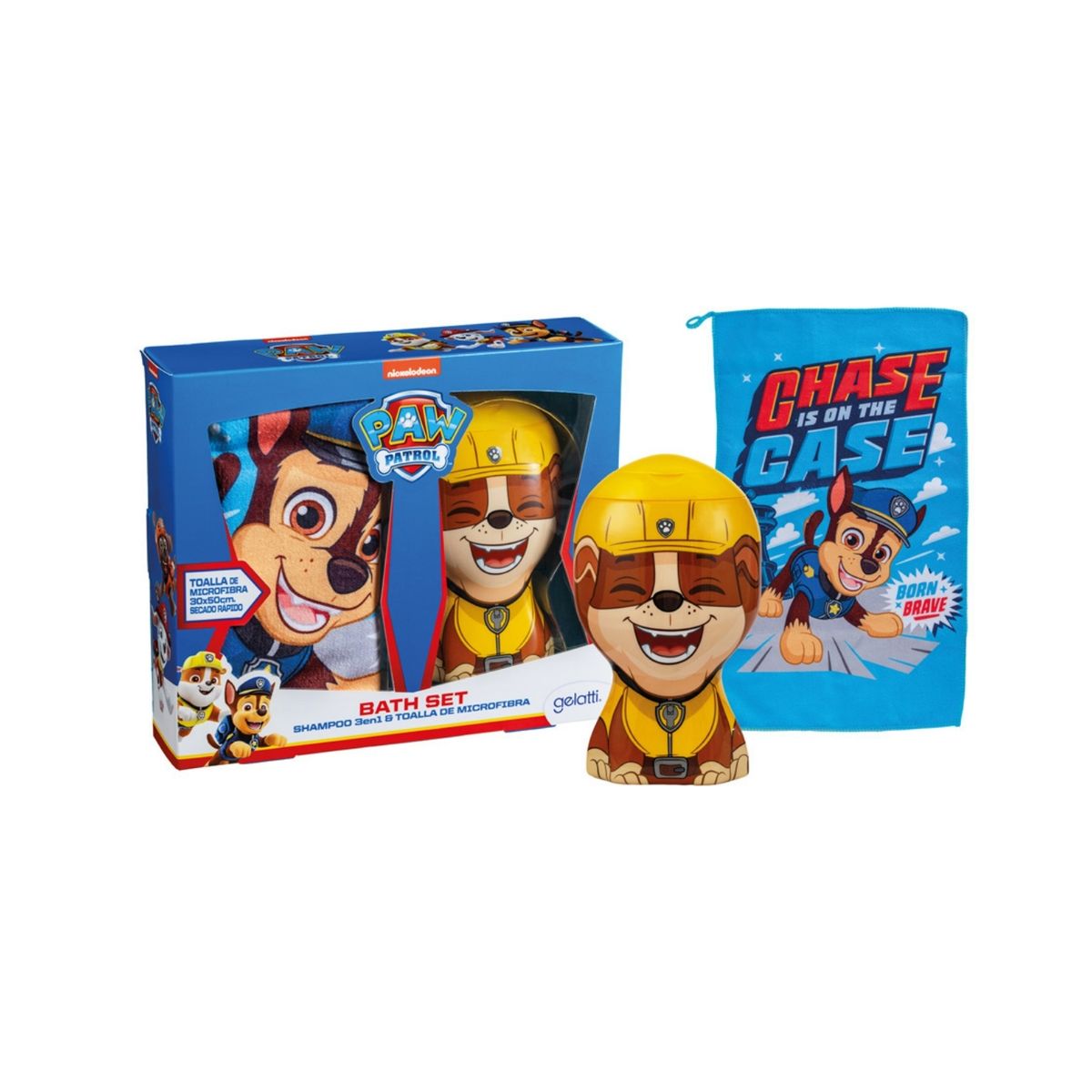 GELATTI - Pack Paw Patrol Gelatti Shampoo 3 en 1 300 mL + Toalla