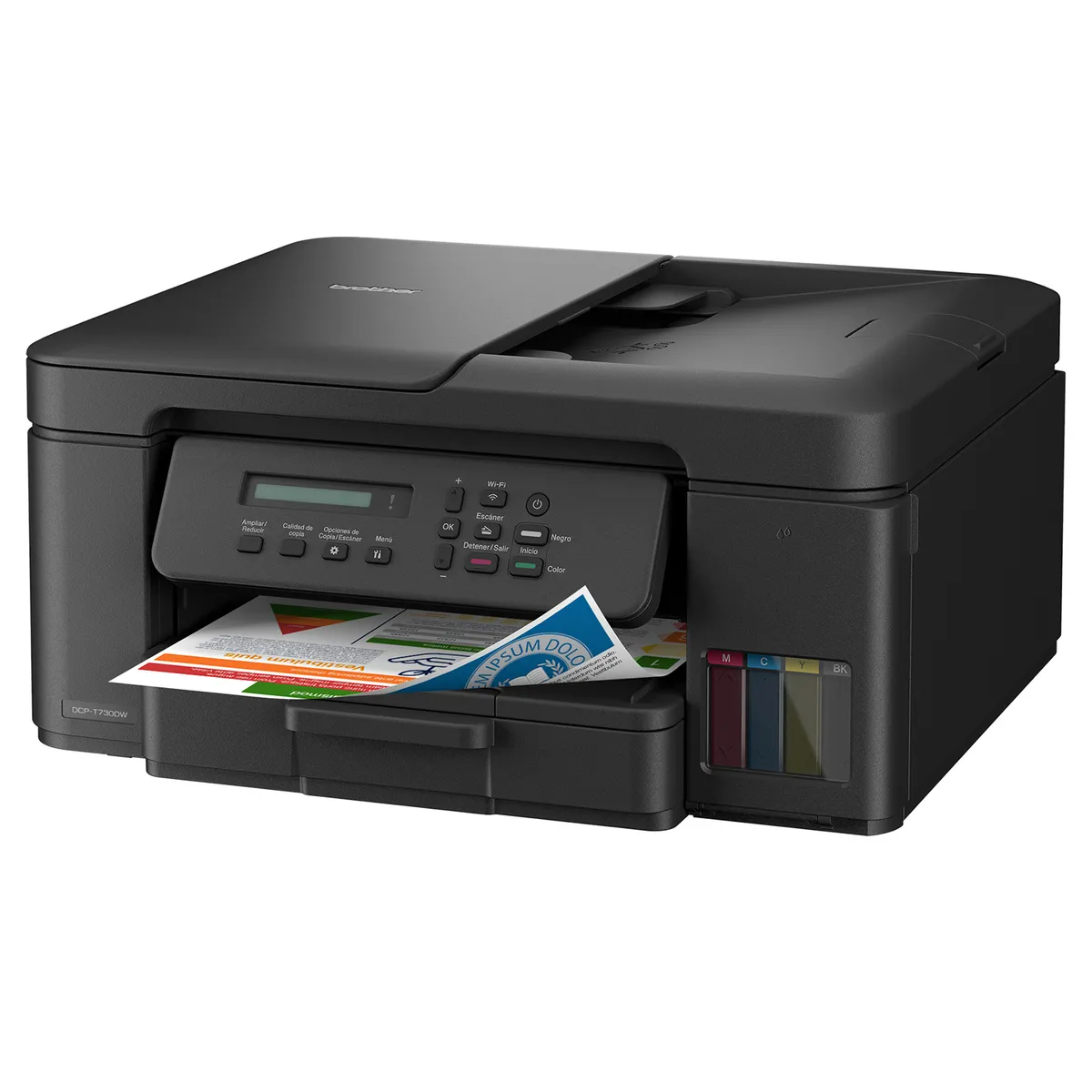 BROTHER - Impresora Multifuncional Brother DCPT730DW ADF