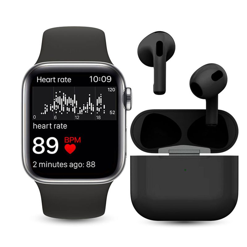 Prolink - Combo Prolink Smartwatch y Audífonos Bluetooth Negro