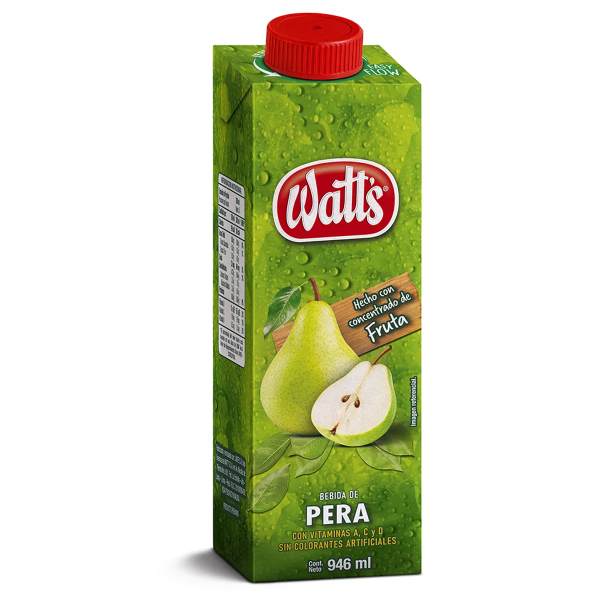 WATTS - Bebida Watts Pera Caja 946 mL