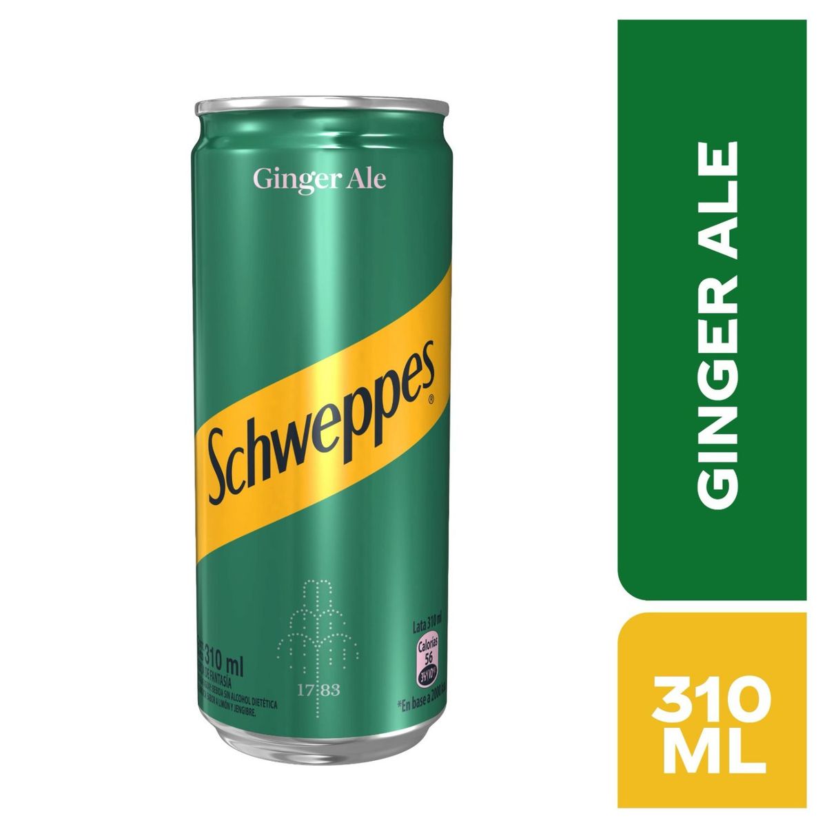 SCHWEPPES - Agua Tónica Schweppes Lata 310 mL