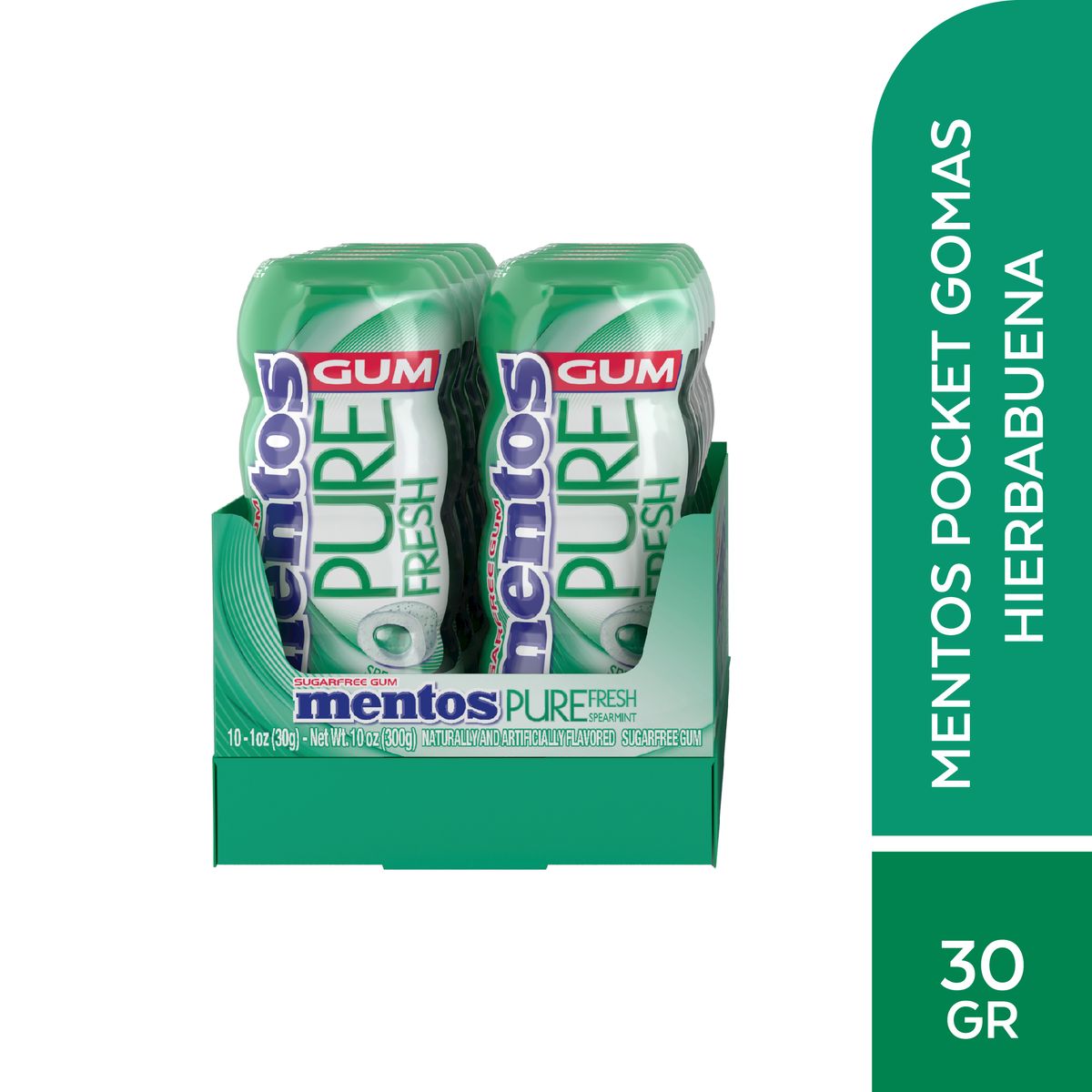 MENTOS - Mentos Pocket Hierbabuena Display 10 Und