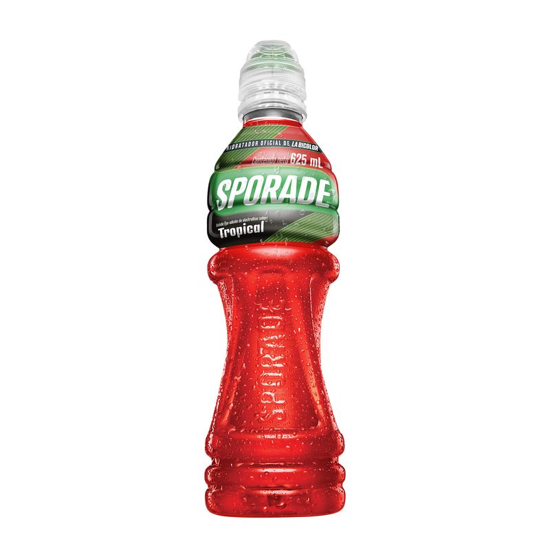 SPORADE - Bebida Rehidratante Sporade Sabor Tropical Botella 625 mL