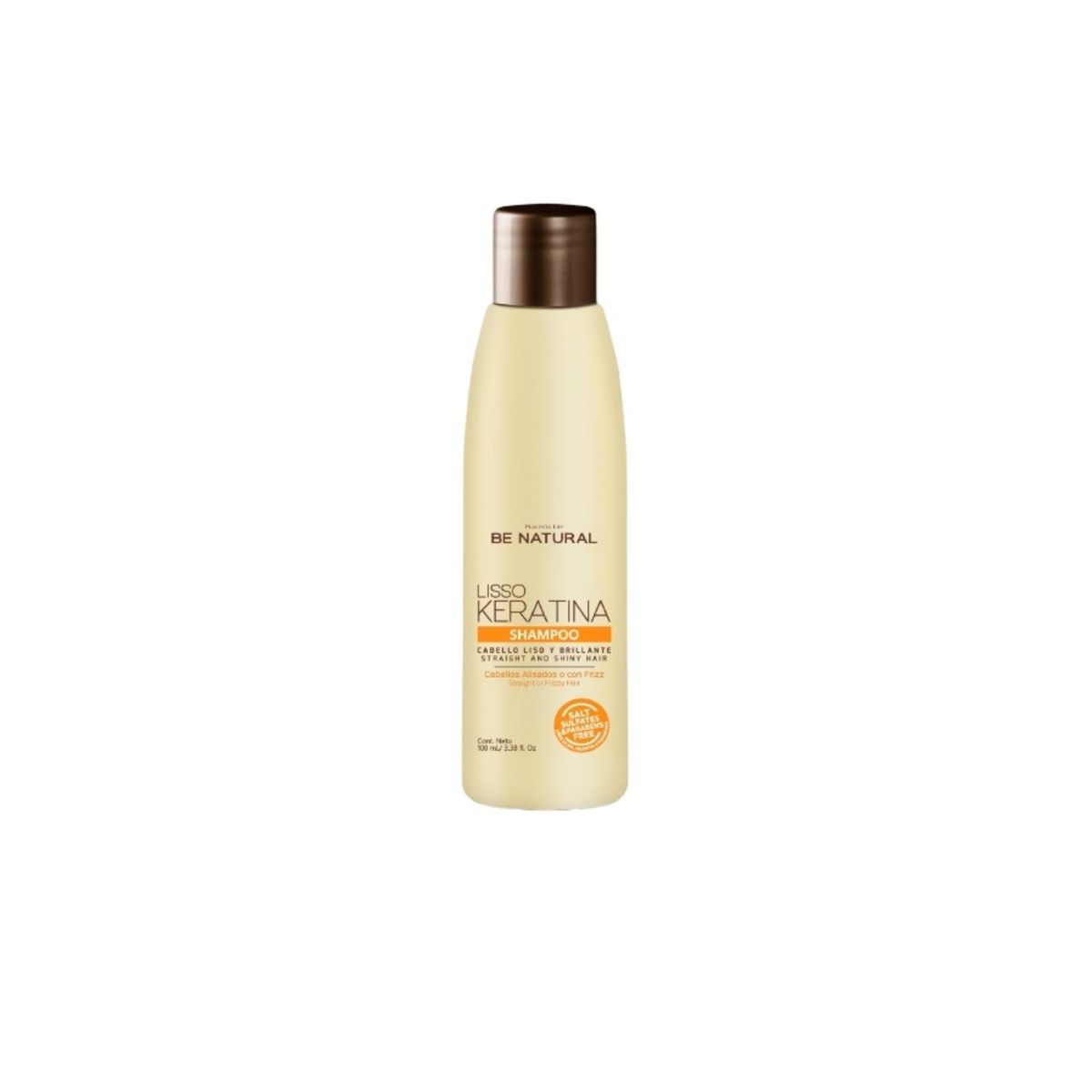BE NATURAL - SHAMPOO LISO KERATINA BN 100 ML