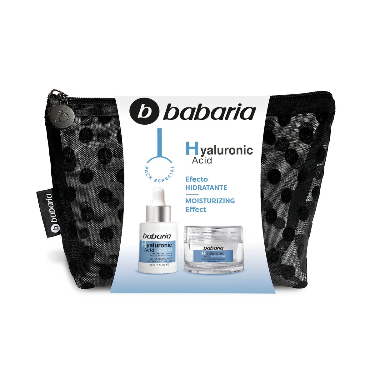 BABARIA - Neceser Babaria Acido Hialurónico Sérum 30 mL + Crema 50 mL
