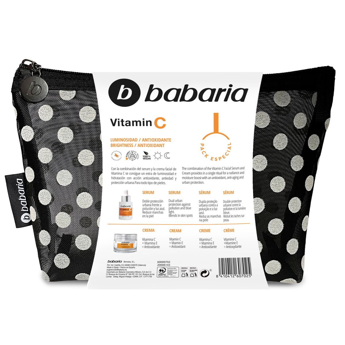 BABARIA - Neceser Babaria Vitamina C Sérum 30 mL + Crema 50 mL