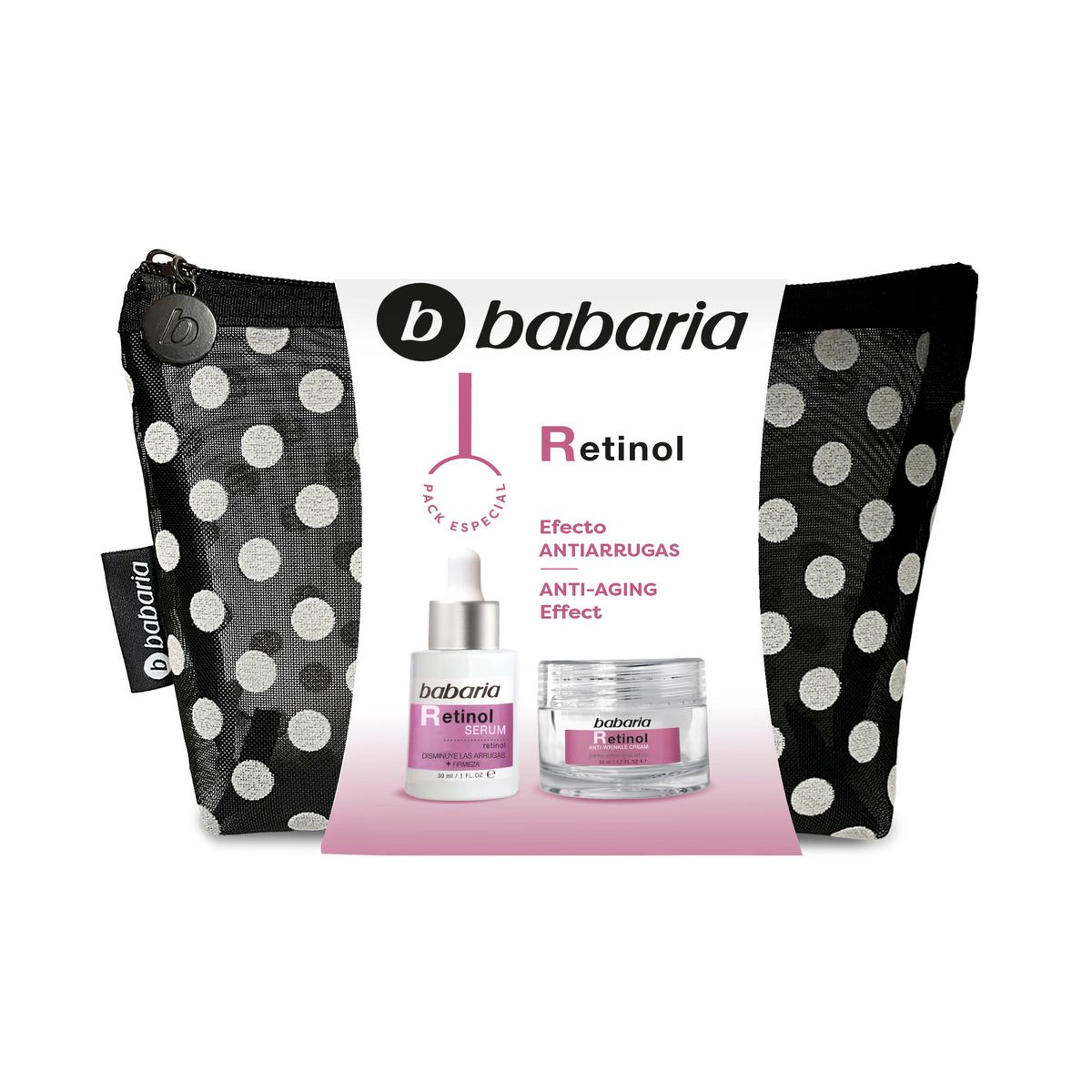 BABARIA - Neceser Babaria Retinol Sérum 30 mL + Crema 50 mL