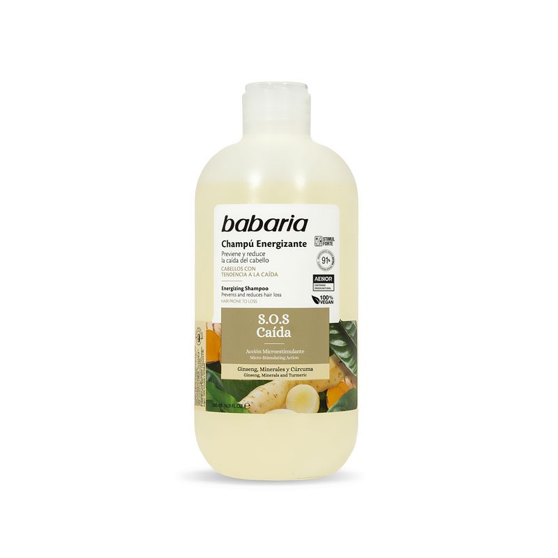 BABARIA - CHAMPU ENERGIZANTE SOS CAIDA 500ML