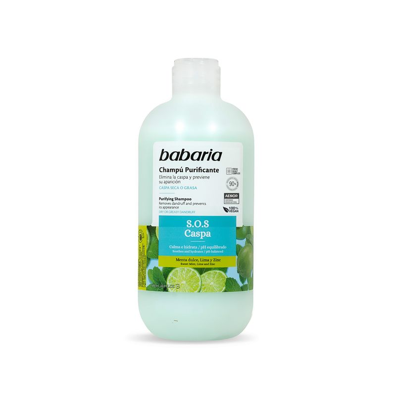 BABARIA - Shampoo Babaria Purificante Sos Caspa Frasco 500 mL