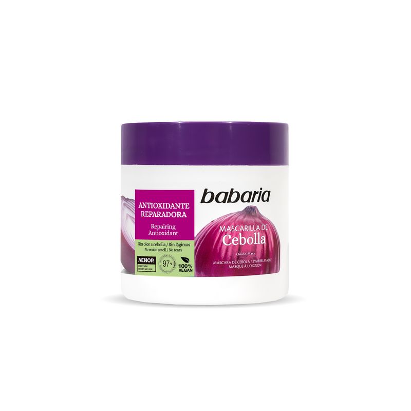 BABARIA - Mascarilla Capilar Babaria De Cebolla Envase 400 mL