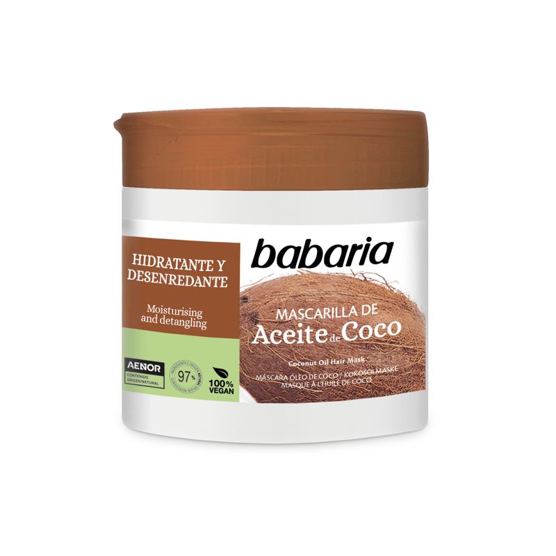 BABARIA - Mascarilla Capilar Babaria De Coco Envase 400 mL