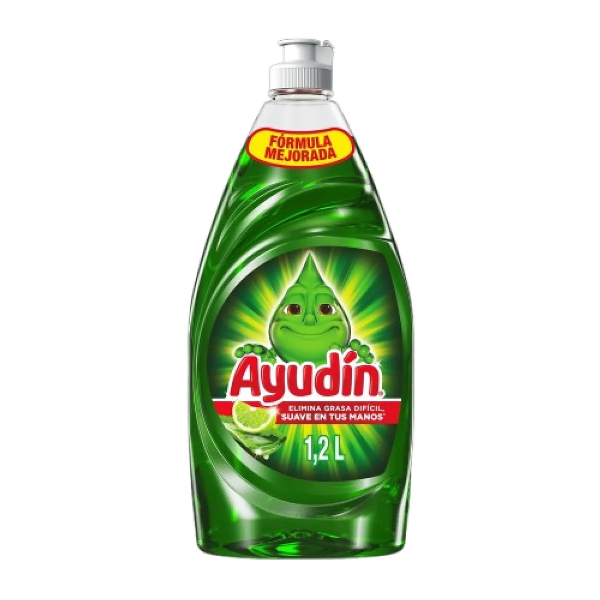 AYUDIN - Lavavajilla Líquido Ayudín Lima Limón Envase 1.2 L