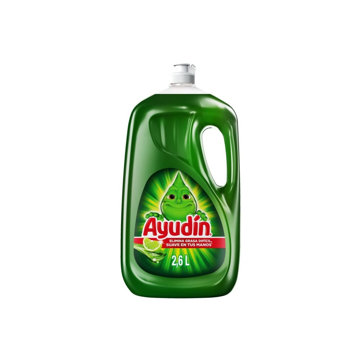 AYUDIN - Lavavajilla Líquido Ayudín Lima Limón Envase 2.6 L