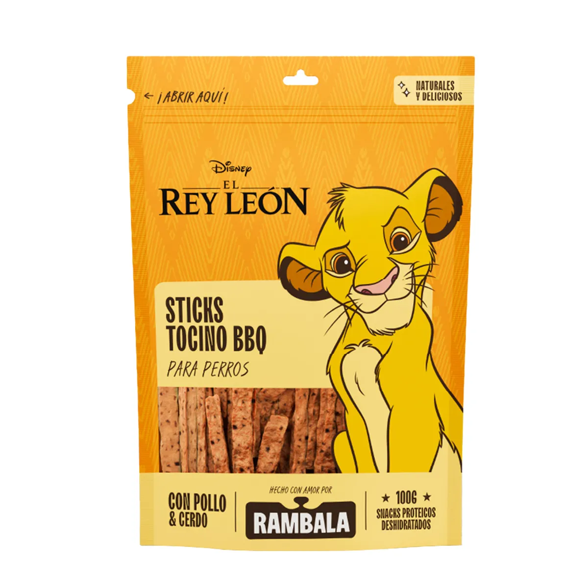 RAMBALA - Sticks de Tocino BBQ Rambala Doypack 100 g