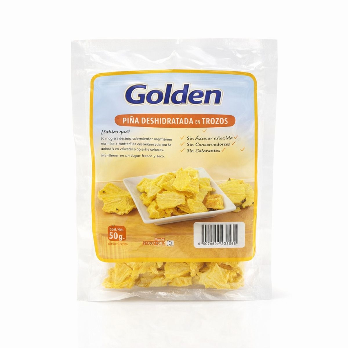 TOTTUS - Piña Golden Trozos Deshidratada 50 g