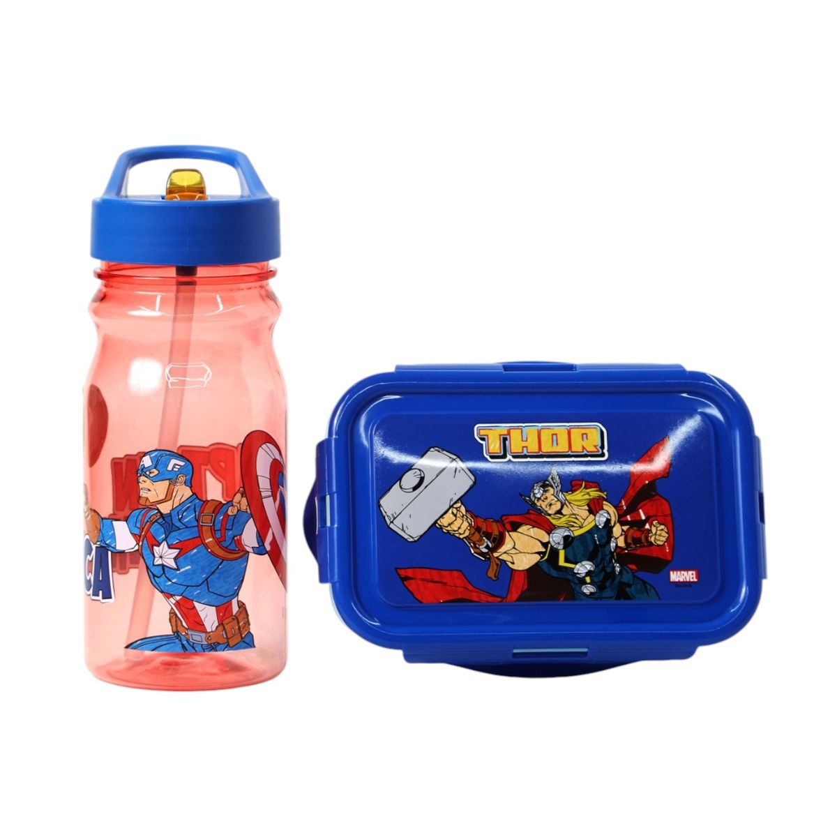 Marvel - Táper Hermético con Botella Marvel Avengers