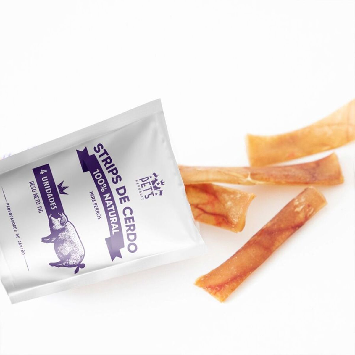  - PETS REPUBLIC STRIPS CERDO X 15 G