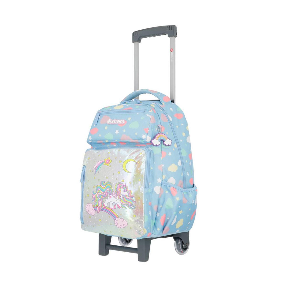 XTREM - MOCHILA CON RUEDAS RUN PACK CELESTE