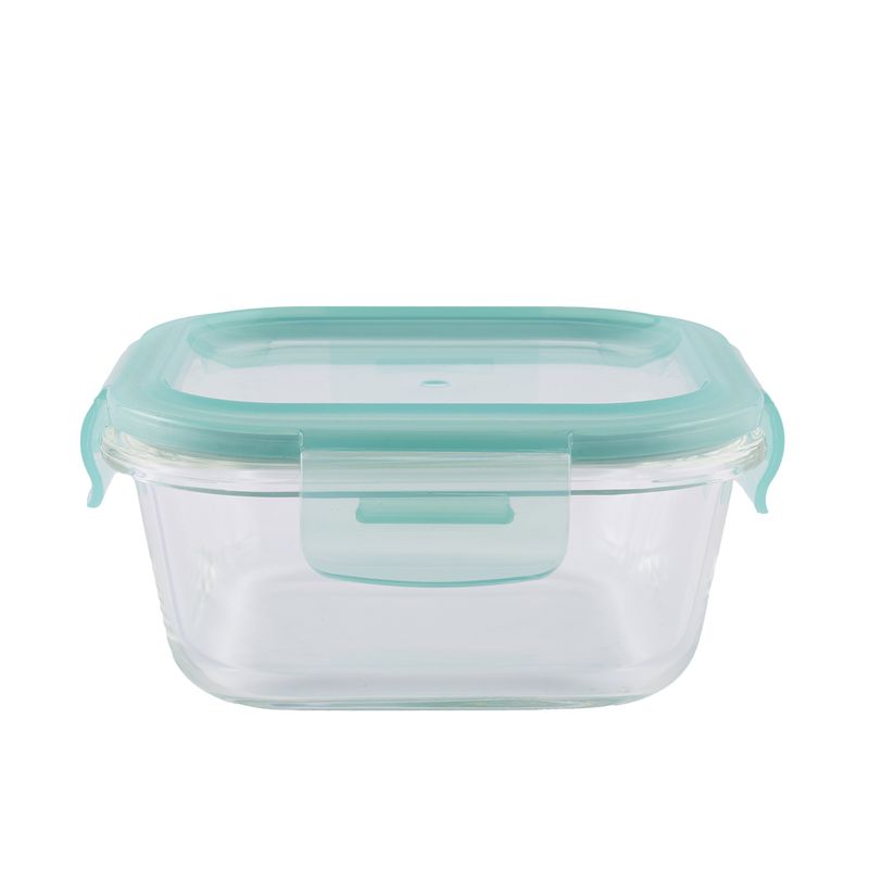 Casa Joven - Hermético Vidrio Cuadrado Aloe 530 mL