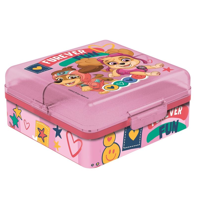 Paw Patrol - Porta Sandwich Cuadrado Multicompartimiento Paw Patrol