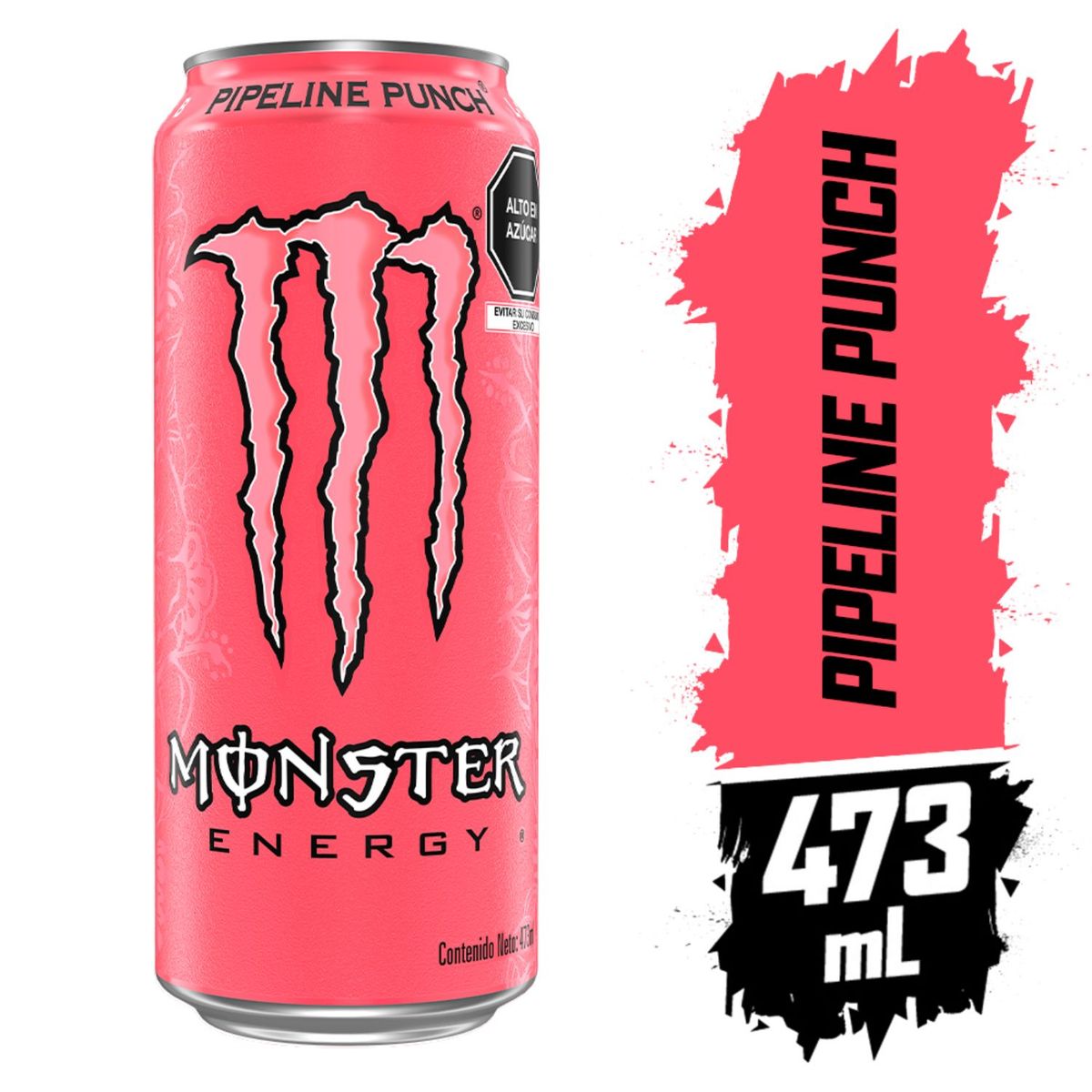 MONSTER - Bebida Energizante Monster Energy Pipeline Punch Lata 473 mL