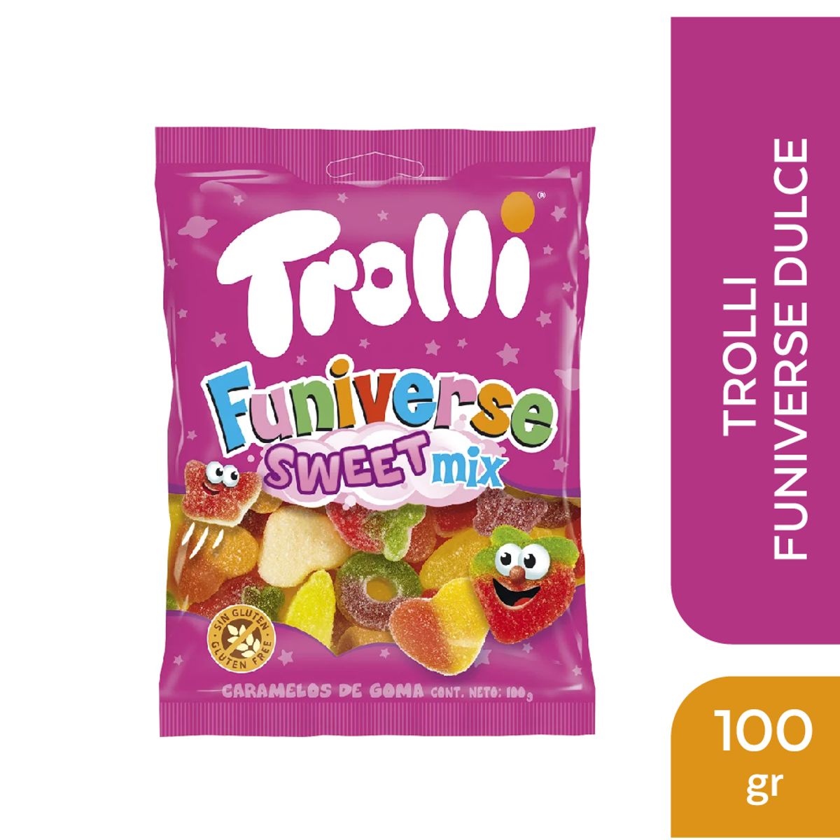 TROLLI - Gomitas Trolli Funiverse Bolsa 100 g