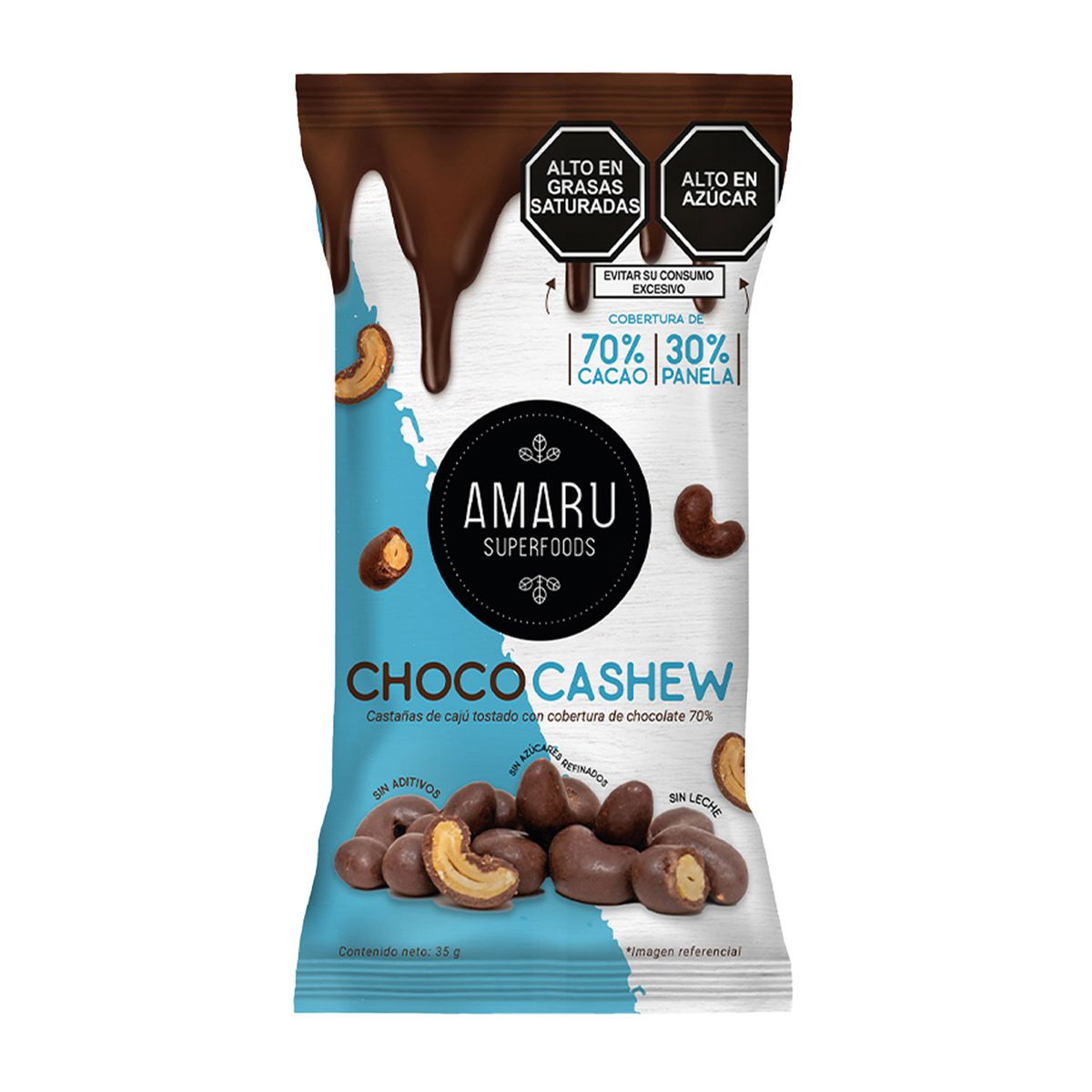 AMARU SUPERFOODS - Chococashew Amaru Superfoods Bolsa 35 g