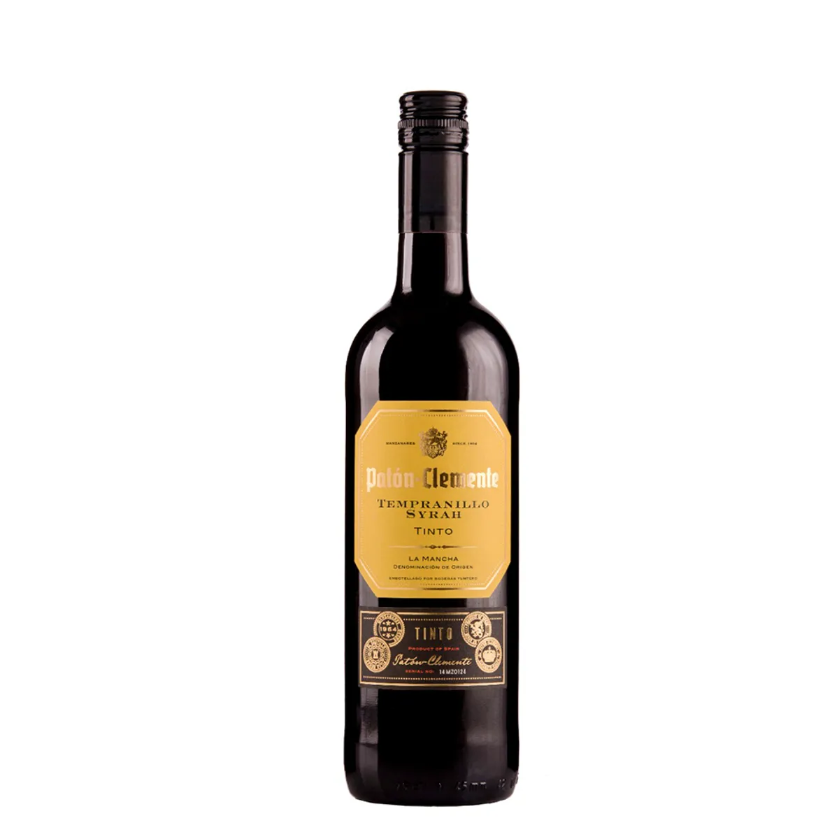 PATON CLEMENTE - Vino Tinto Paton Clemente Syrah Botella 750 mL