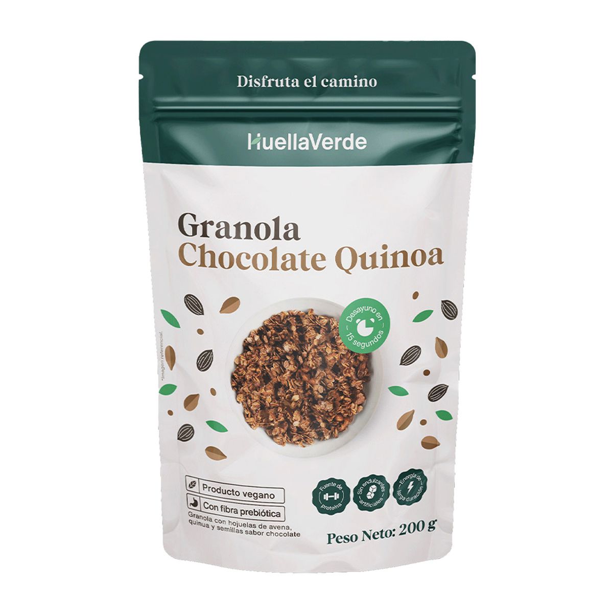 HUELLA VERDE - Granola Chocolate Huella Verde Doypack 200 g