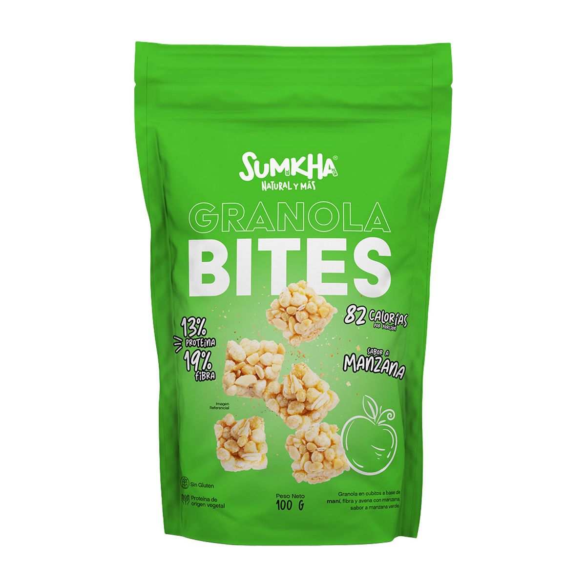 SUMKHA - Granola Bites Sumkha Manzana Doypack 100 g