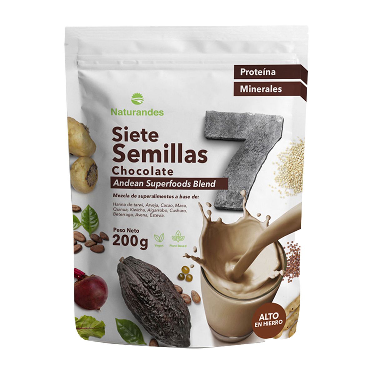 NATURANDES - Blend 7 Semillas Chocolate Naturandes Doypack 200 g