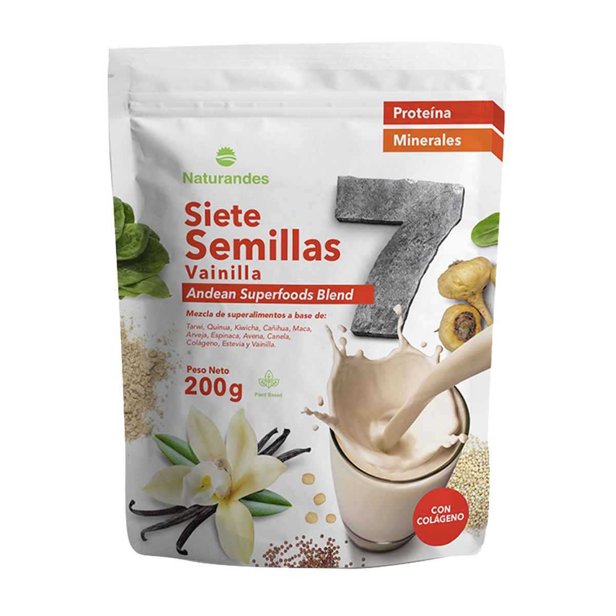 NATURANDES - Blend 7 Semillas Vainilla Naturandes Doypack 200 g