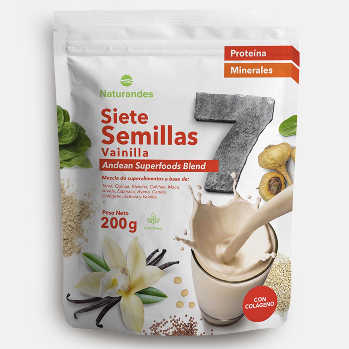 NATURANDES - Blend 7 Semillas Vainilla Naturandes Doypack 200 g