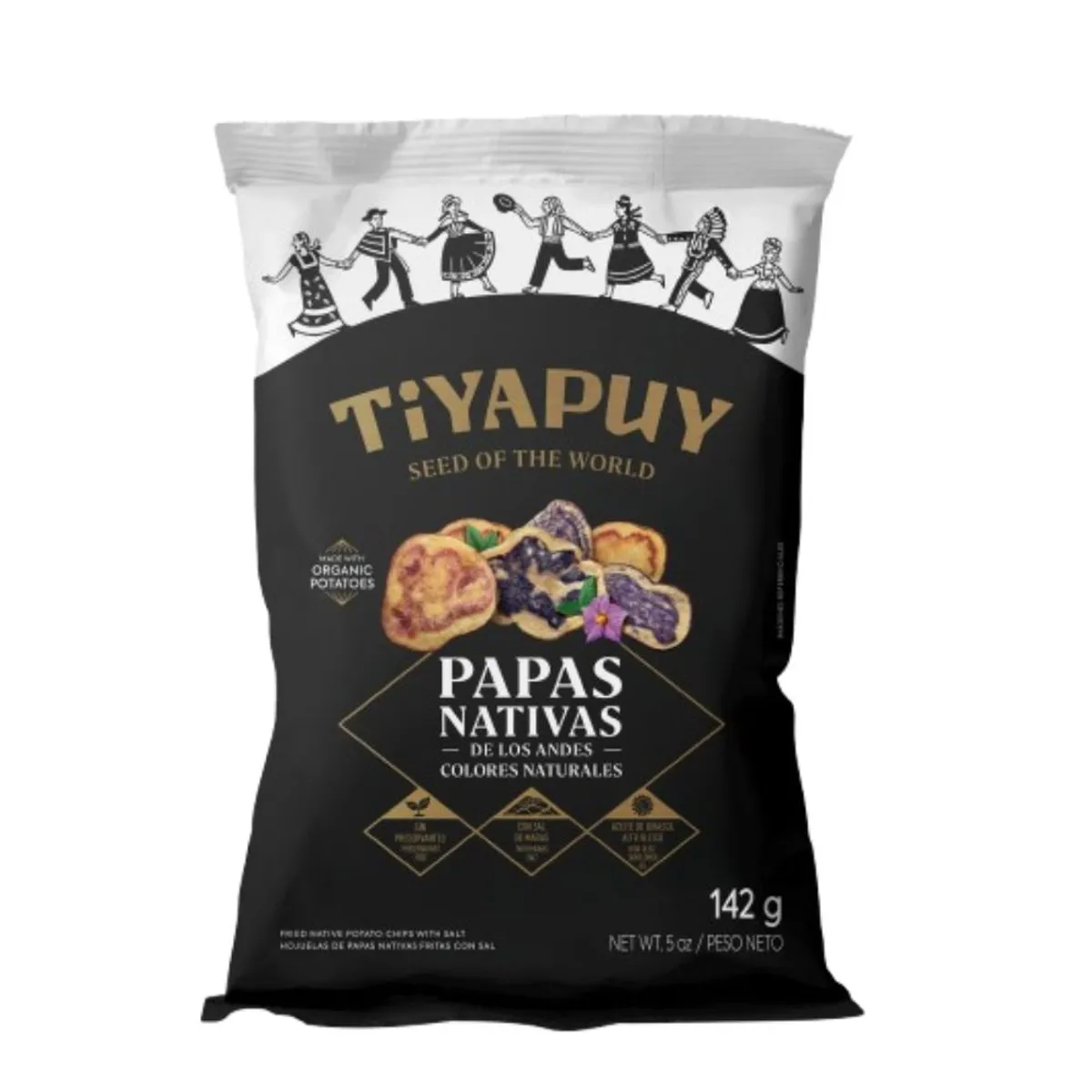 TIYAPUY - Papas Nativas Mix Tiyapuy Bolsa 142 g