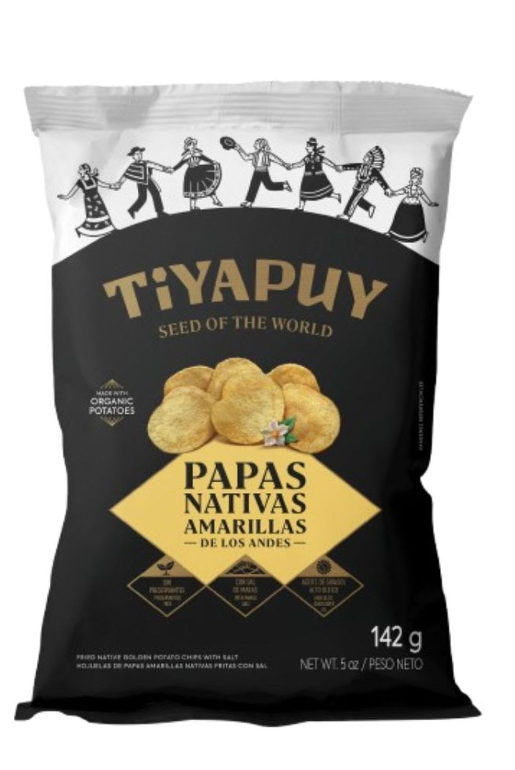 TIYAPUY - Papas Nativas Amarillas Tiyapuy Bolsa 142 g