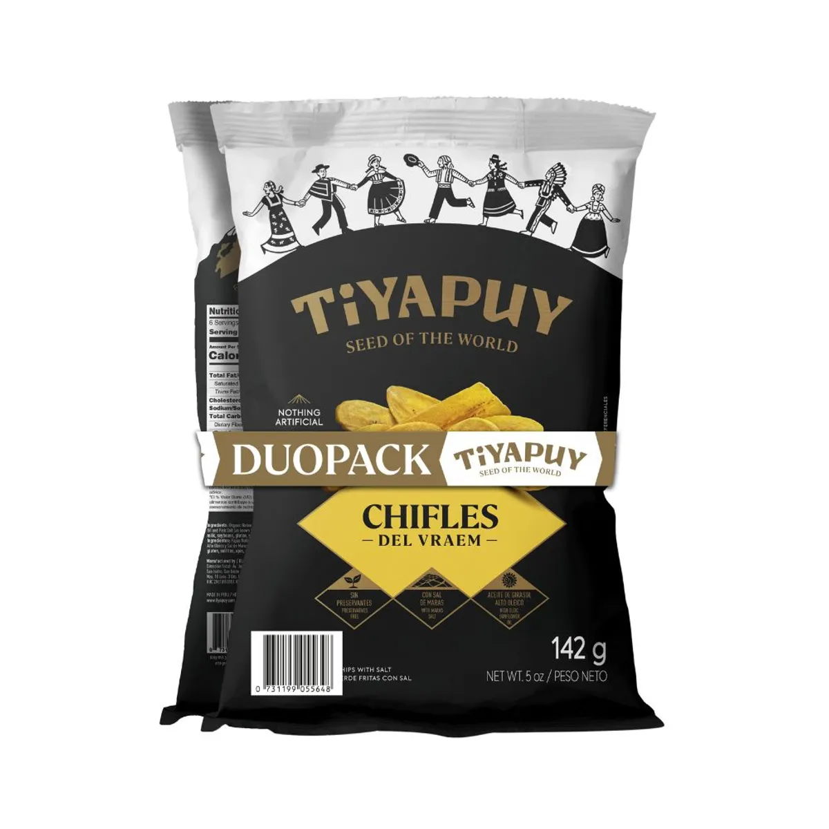 TIYAPUY - Pack Tiyapuy Papa Mixta 142 g + Chifle 142 g