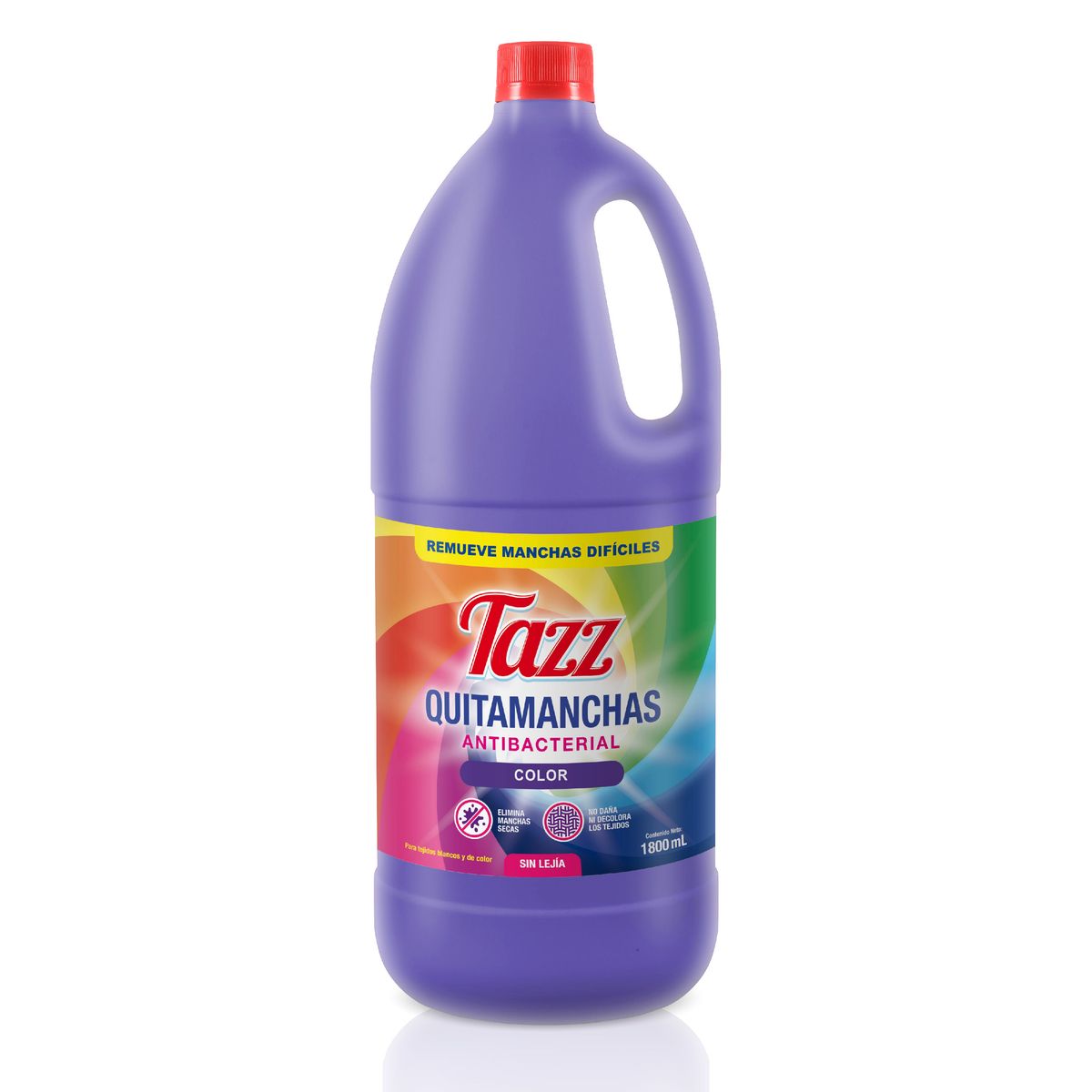 TAZZ - Quitamanchas Antibacterial Tazz Ropa Color Botella 1.8 L