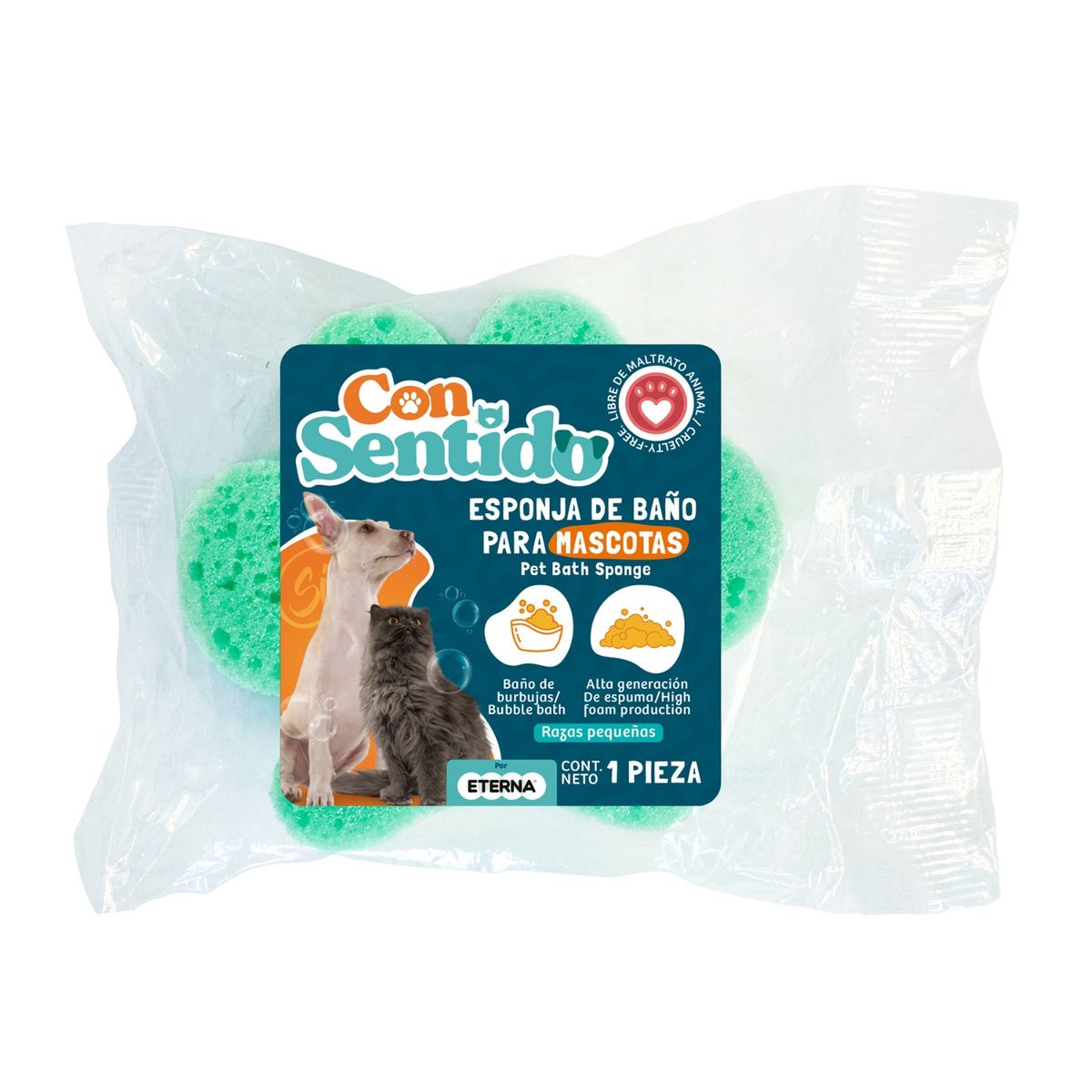 CONSENTIDO - Esponja de Baño para Mascotas Consentido