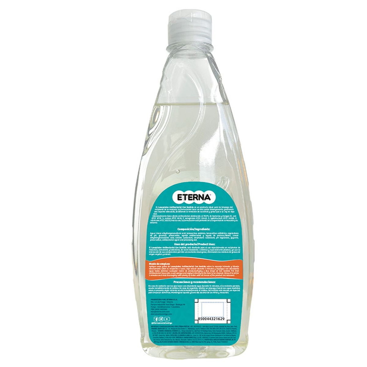  - Lavaplatos Antibacterial Mascotas Con Sentido Botella 500 mL