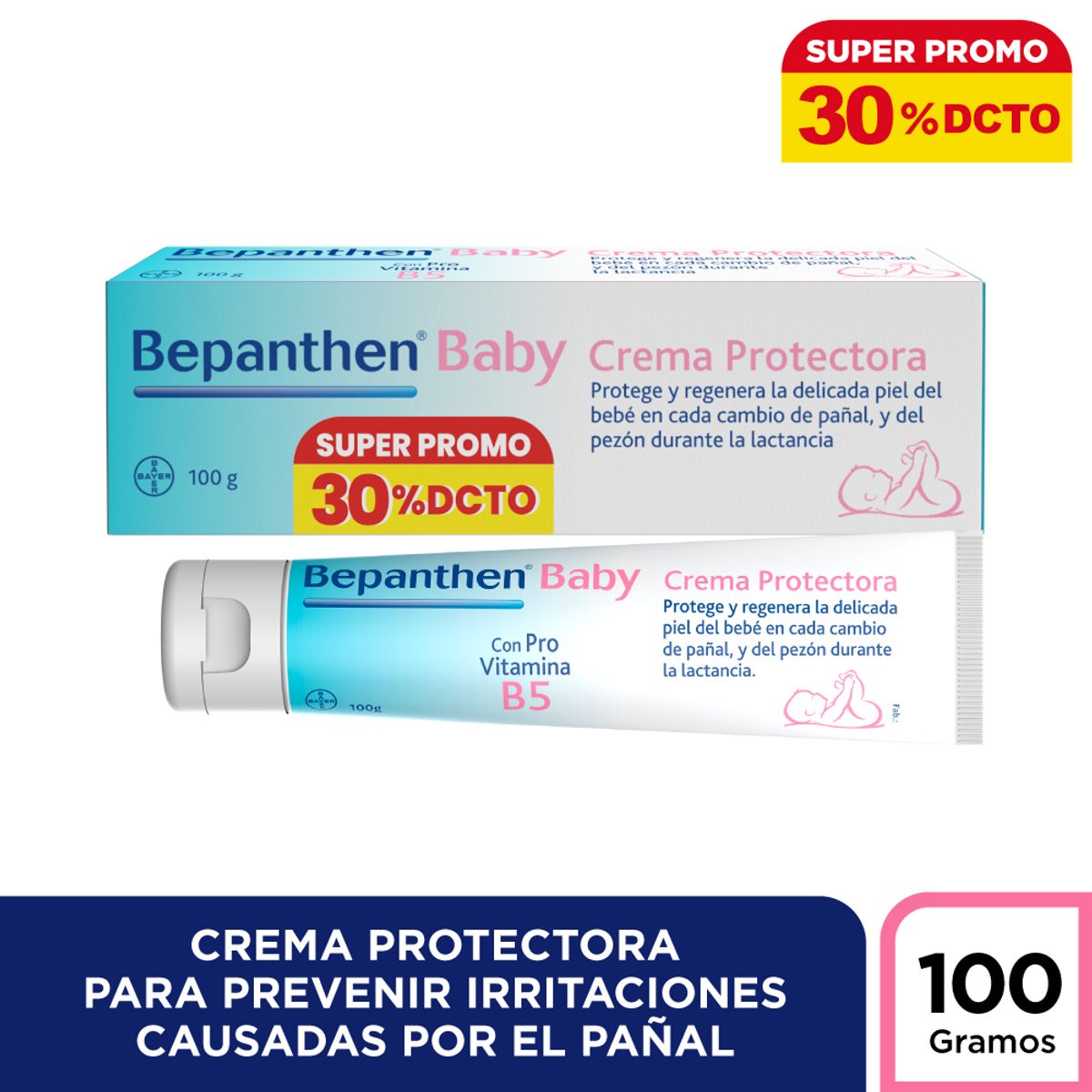 BEPANTHEN - Crema Bepanthen Baby Protectora Promo Envase 100 g